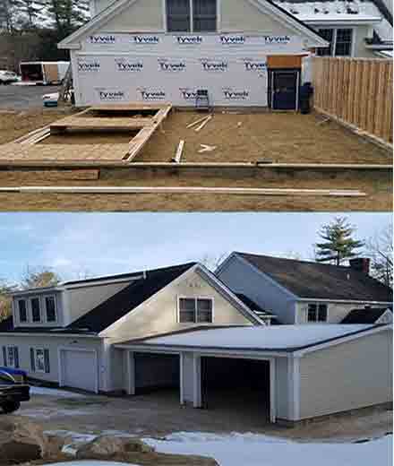 New construction, building and remodeling services in MA & NH