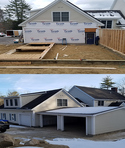 New construction, building and remodeling services in MA & NH