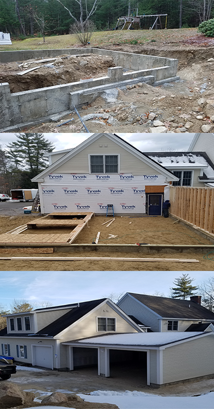 Reading construction and remodeling service to include additions and home repairs in MA and NH