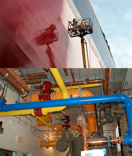 Reading Industrial painting contractor providing painting services in MA & NH